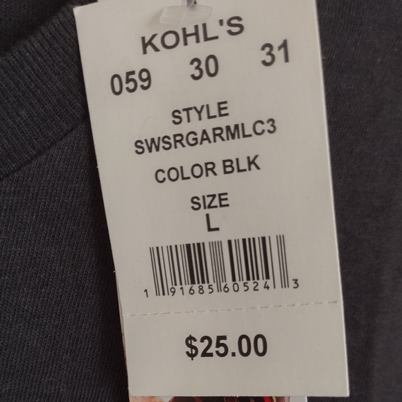 NWT Mad Engine Star Wars Darth Vader Long Sleeve Tee Shirt Sz Large - Picture 2 of 4